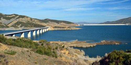 Banja dam and water reservoir